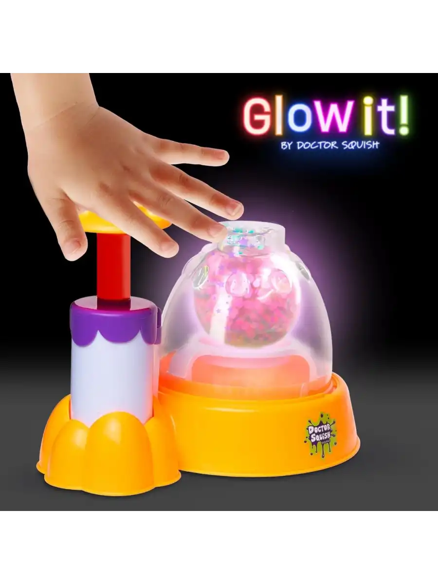 Doctor Squish Pack Refill Neon, Yedek Paket Parlak Simli Sukuşi Yapım Seti - Doktor Sukuşi - Sukuşi Yap Oyuncak