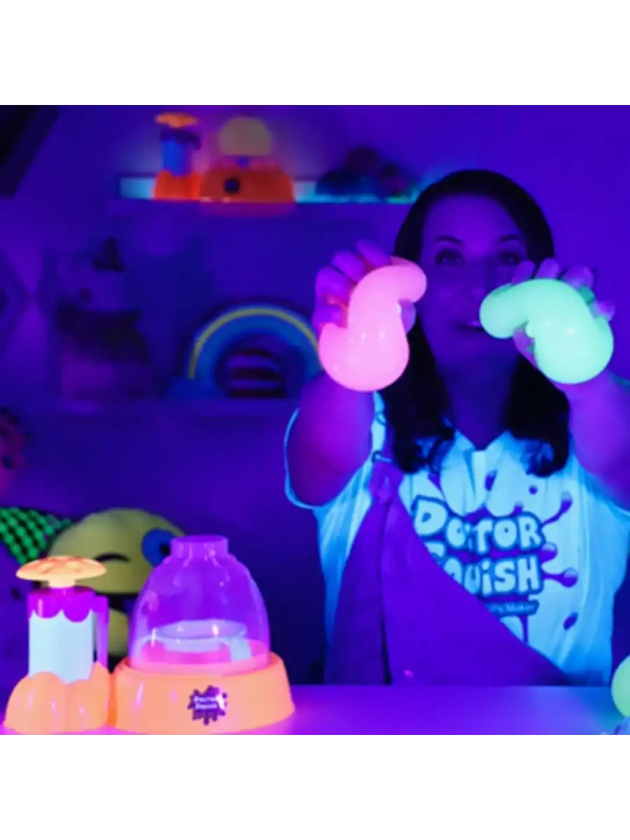 Doctor Squish Pack Refill Neon, Yedek Paket Parlak Simli Sukuşi Yapım Seti - Doktor Sukuşi - Sukuşi Yap Oyuncak