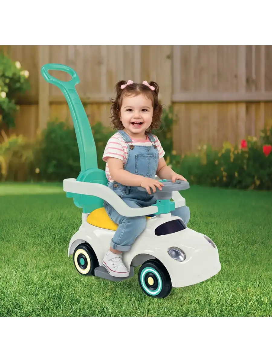 Dolu 2636 Ride On 3 in 1 Müzikli Araba - 3ü 1 Arada Binilebilir Çocuk Arabası