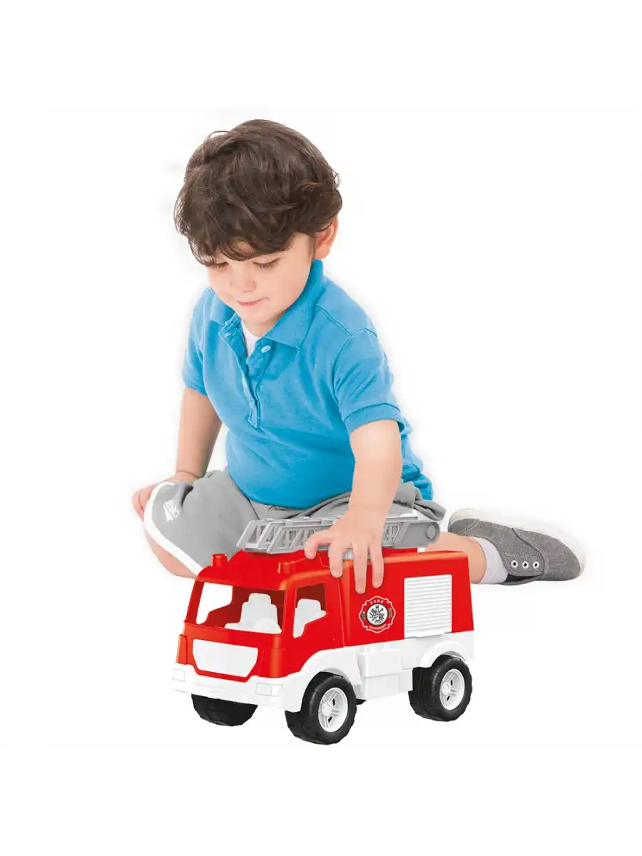 Dolu 7022 Kutulu İtfaiye Kamyonu 38 cm - Oyuncak İtfaiye Aracı