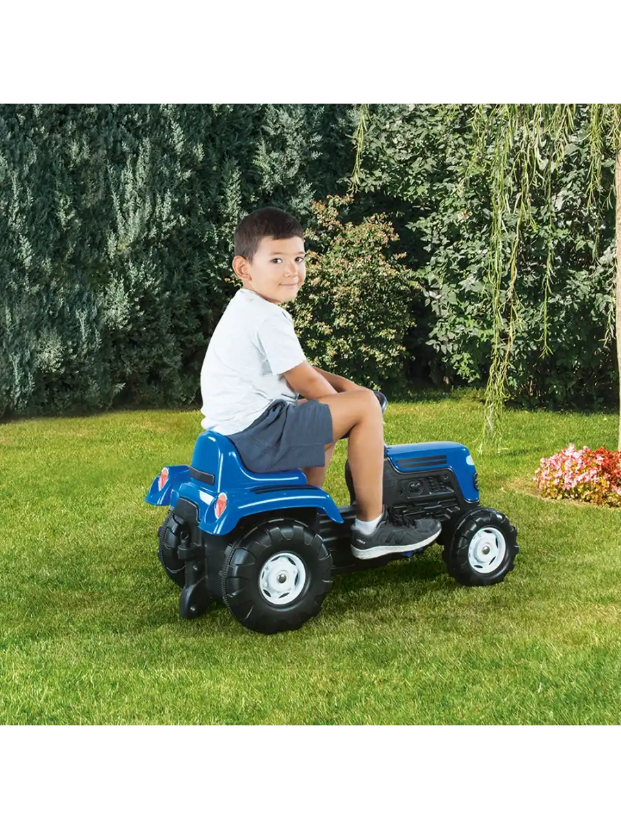 Dolu 8045 Ranchero Pedallı Traktör Mavi - Pedallı Çocuk Traktörü