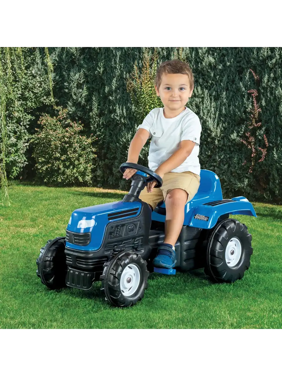 Dolu 8045 Ranchero Pedallı Traktör Mavi - Pedallı Çocuk Traktörü