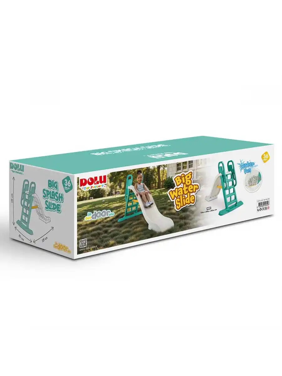 Dolu Soft 2 İn 1 Büyük Su Kaydırağı 2602 - Çocuk Kaydırak - Çocuk Kaydırağı Büyük Kaydırak
