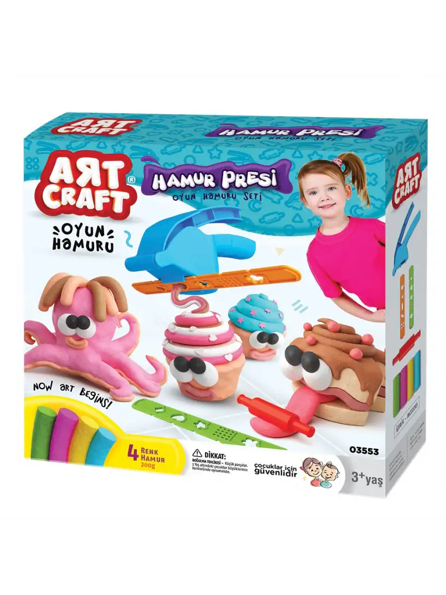 El Presi Oyun Hamur Seti 200 Gr. - Oyun Hamuru Seti - Hamur Setleri - Hamur Kalıpları
