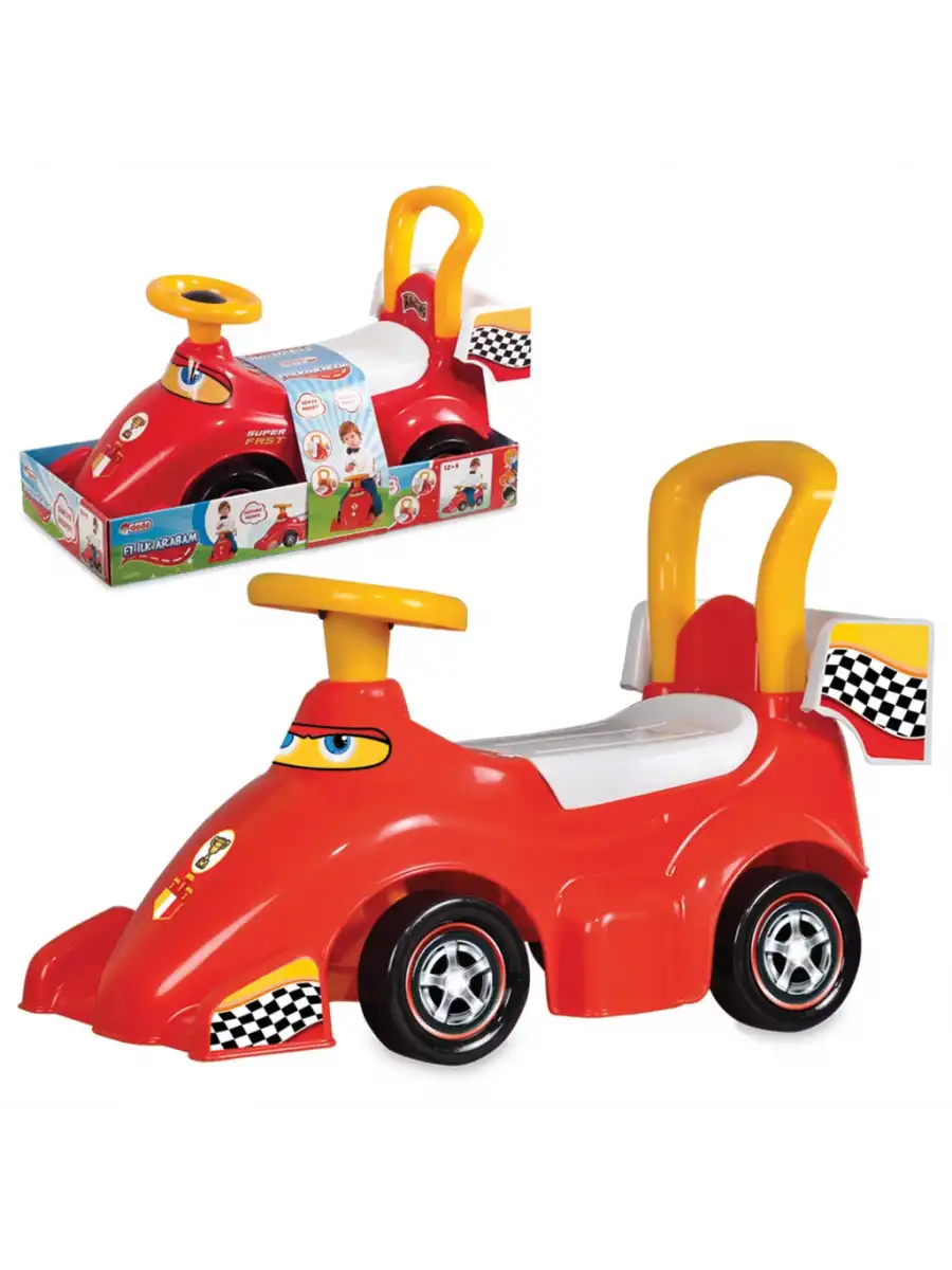 F1 İlk Arabam - İlk Arabam - Binmeli Araba - Çocuk Arabası - İlk Adım Arabası