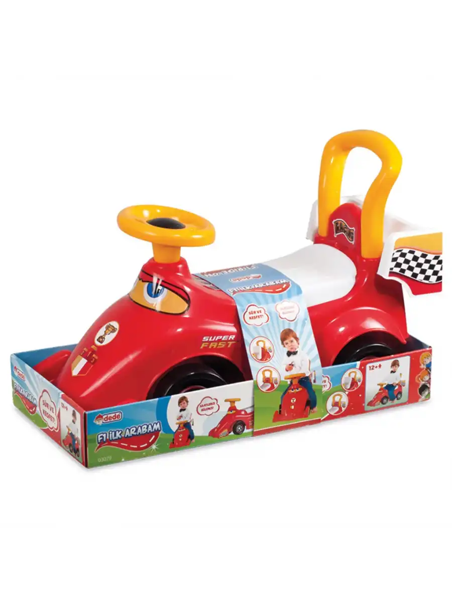 F1 İlk Arabam - İlk Arabam - Binmeli Araba - Çocuk Arabası - İlk Adım Arabası