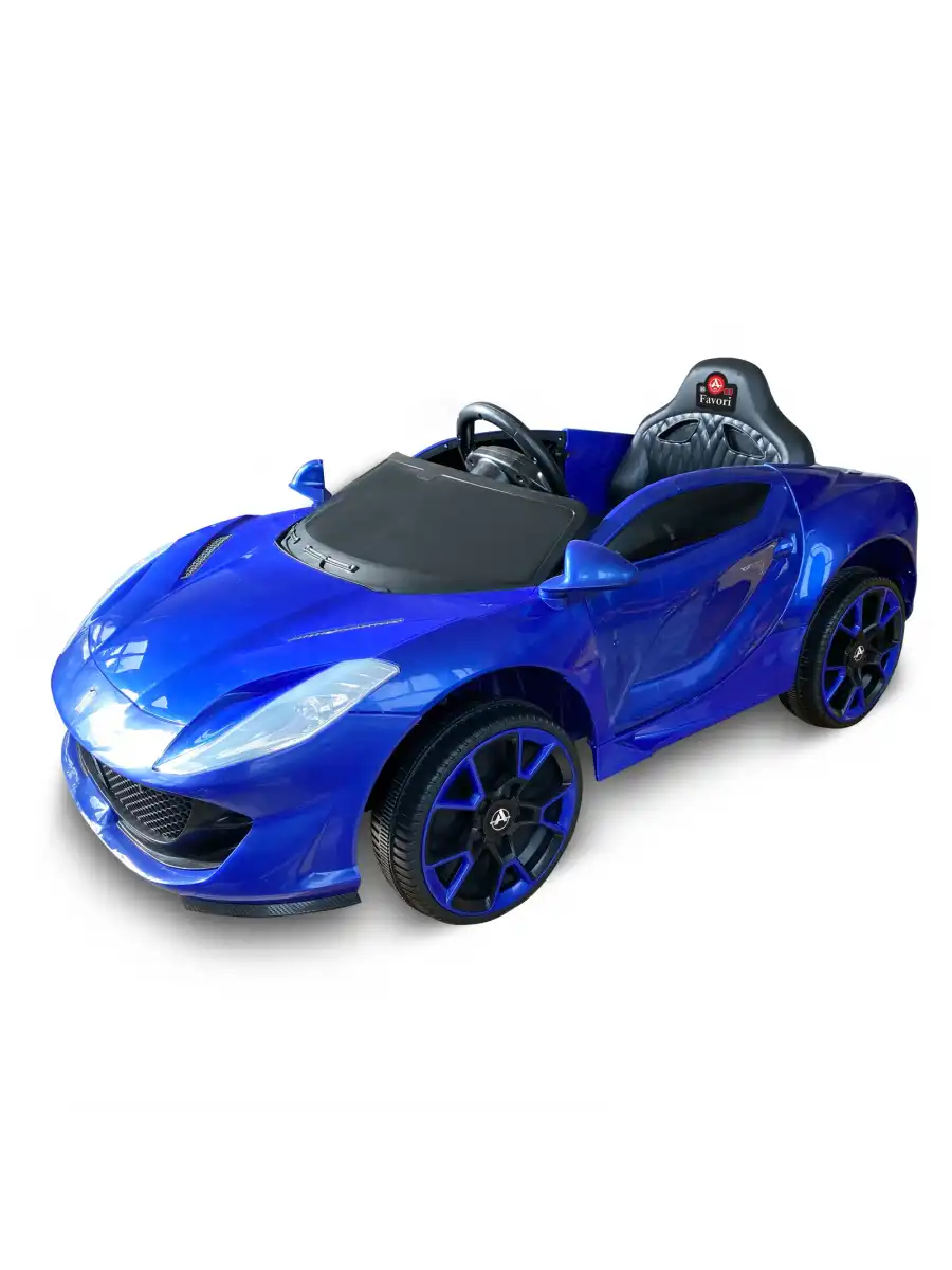 Favori GT Mavi Uzaktan Kumandalı 4X2 12 Volt Akülü Araba - RC Ferrari Akülü Araba
