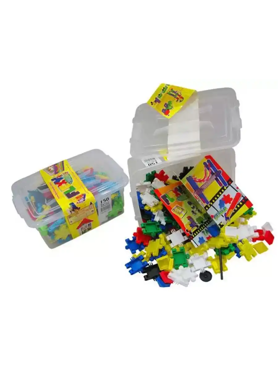 Flexy Tangles Blok Oyunu 150 Parça - Oyuncak Lego Seti - Birbirine Geçmeli STEM Lego Seti - Eğitici Oyuncak