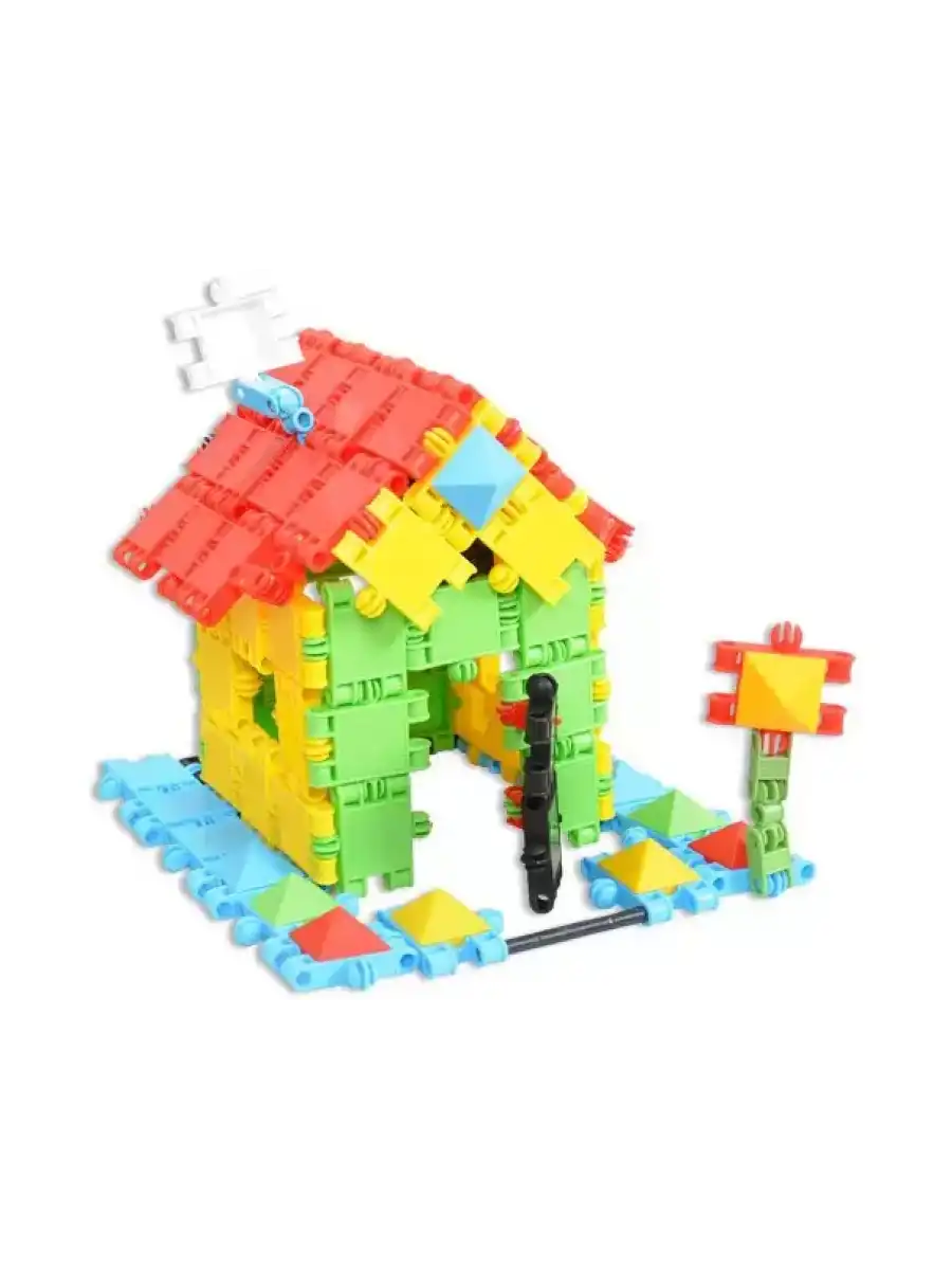 Flexy Tangles Blok Oyunu 150 Parça - Oyuncak Lego Seti - Birbirine Geçmeli STEM Lego Seti - Eğitici Oyuncak