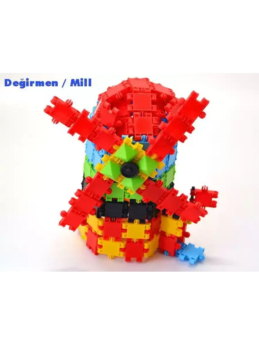 Flexy Tangles Blok Oyunu 250 Parça - Oyuncak Lego Seti - Birbirine Geçmeli STEM Lego Seti - Eğitici Oyuncak