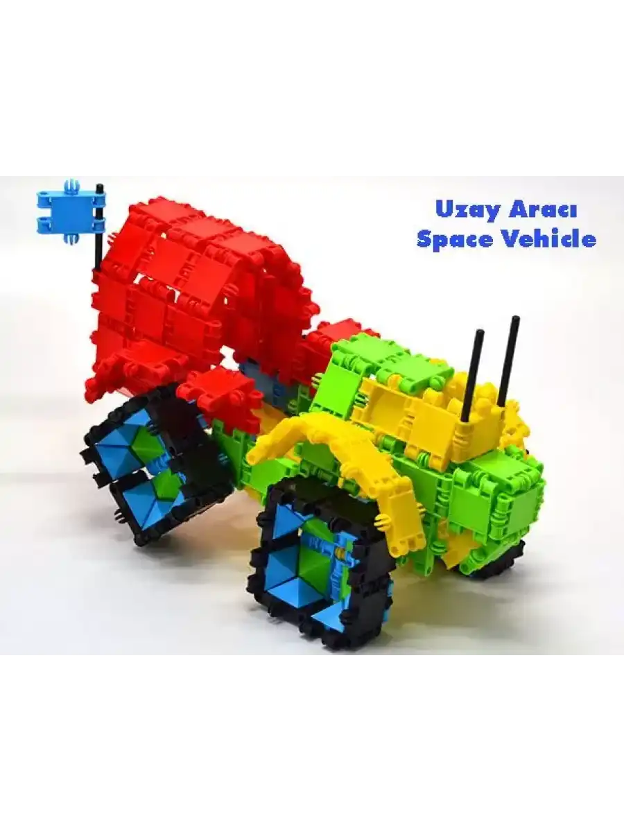 Flexy Tangles Blok Oyunu 250 Parça - Oyuncak Lego Seti - Birbirine Geçmeli STEM Lego Seti - Eğitici Oyuncak