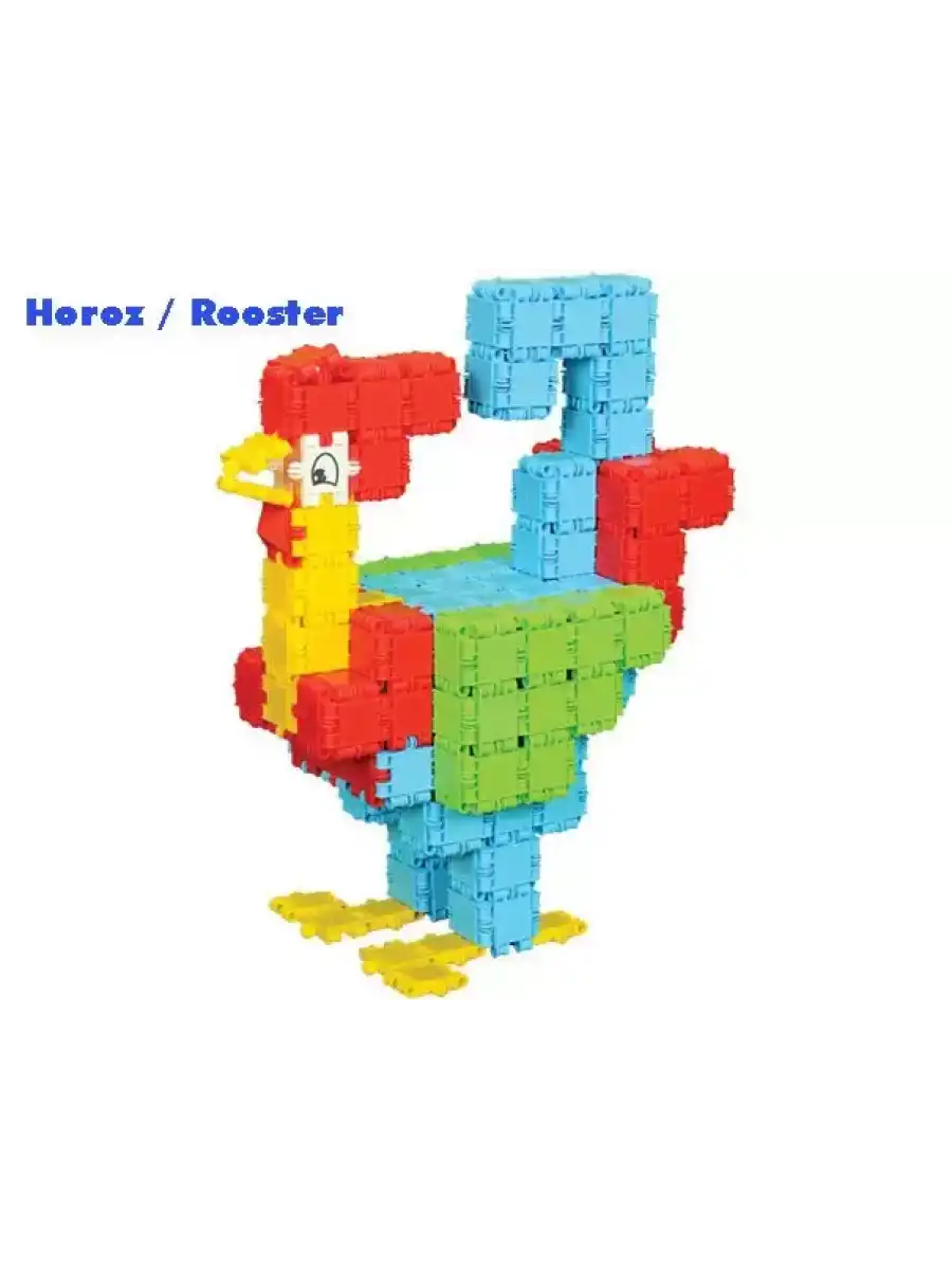 Flexy Tangles Blok Oyunu 250 Parça - Oyuncak Lego Seti - Birbirine Geçmeli STEM Lego Seti - Eğitici Oyuncak