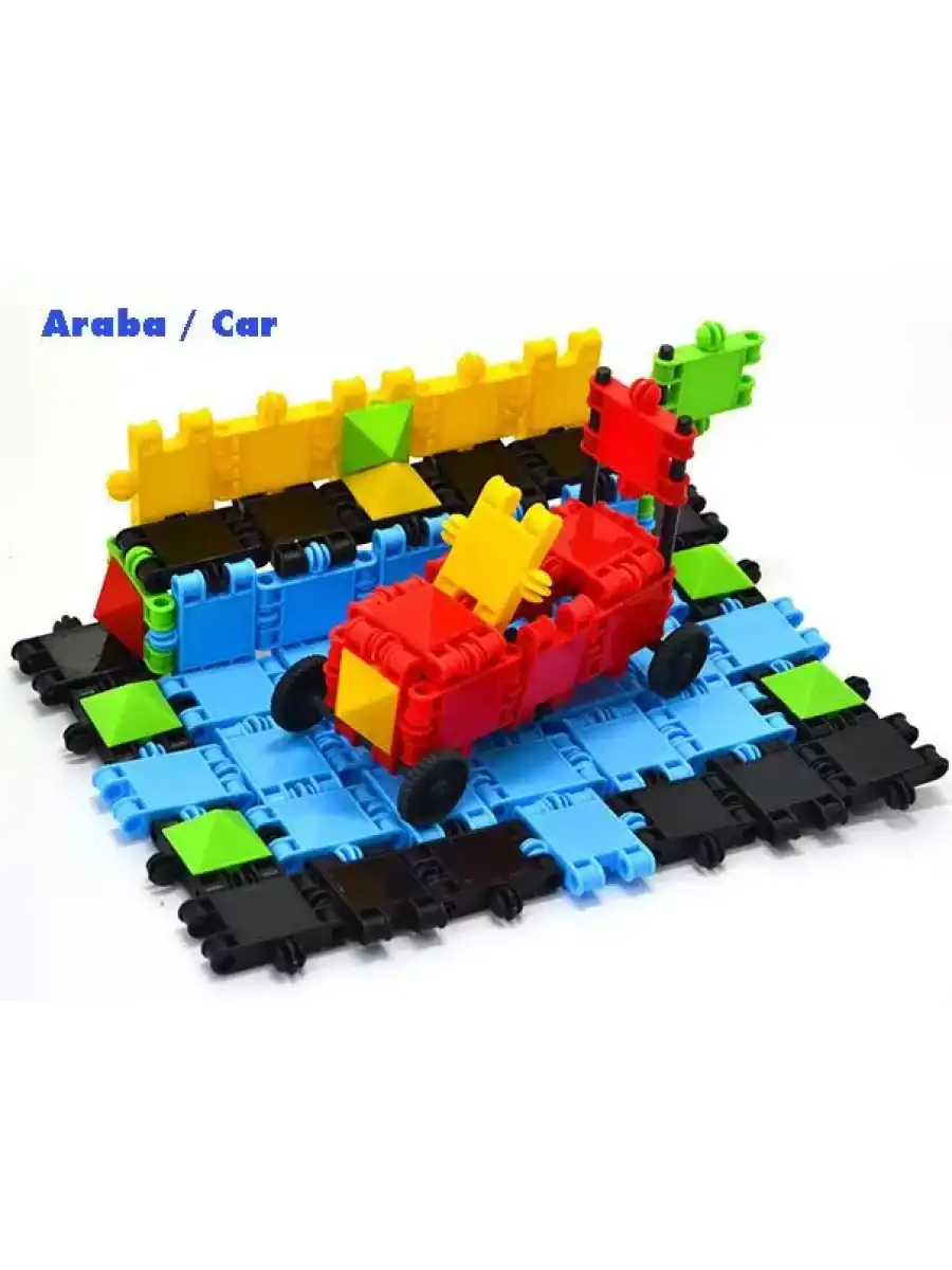 Flexy Tangles Blok Oyunu 88 Parça - Oyuncak Lego Seti - Birbirine Geçmeli STEM Lego Seti - Eğitici Oyuncak