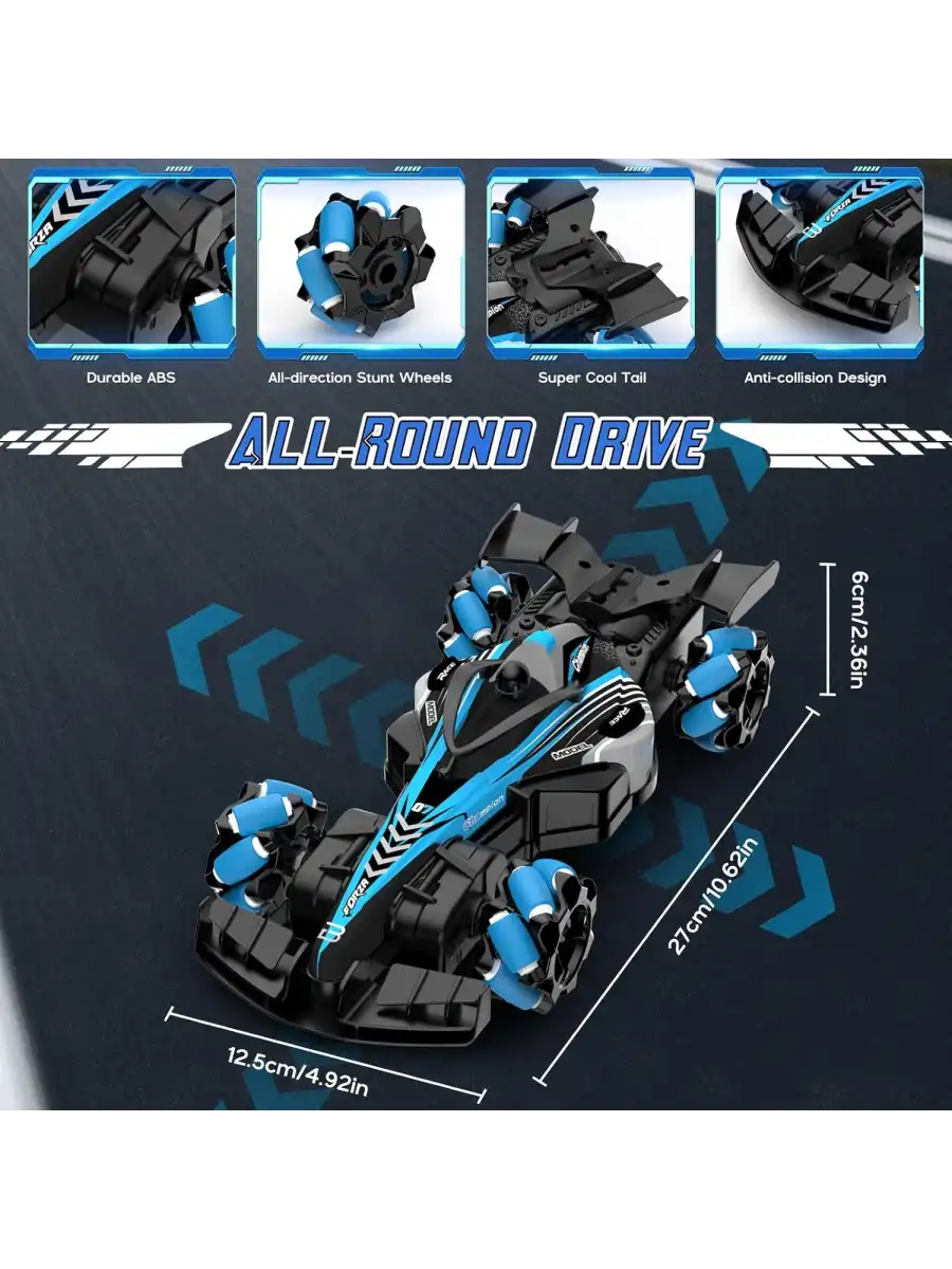 Forza 9 Spray Racing Car - Uzaktan Kumandalı Buharlı Işıklı Forza Araba Yeni Nesil Araba
