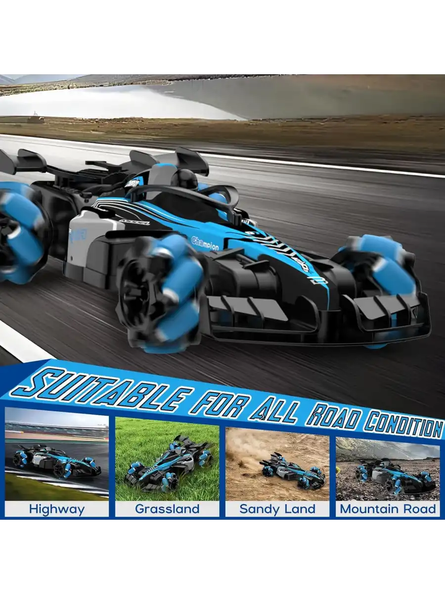 Forza 9 Spray Racing Car - Uzaktan Kumandalı Buharlı Işıklı Forza Araba Yeni Nesil Araba