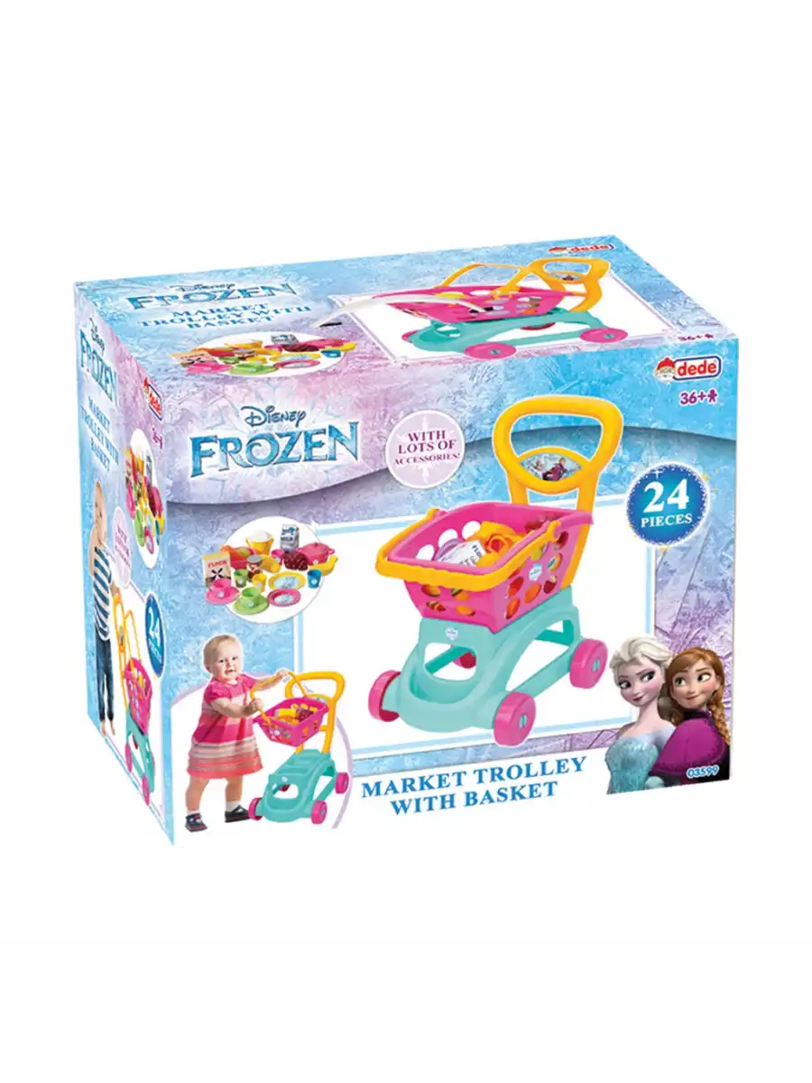 Frozen Sepetli Market Arabası - Mutfak Setleri - Ev Oyuncak Setleri
