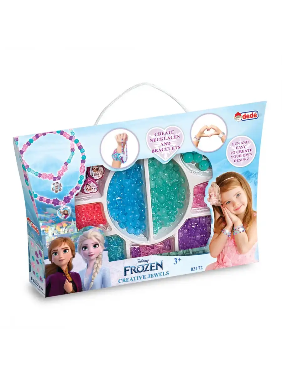 Frozen Takı Seti Küçük El Çantası - Dede Takı Seti - Boncuk Kolye Seti - Karlar Ülkesi Takı Seti