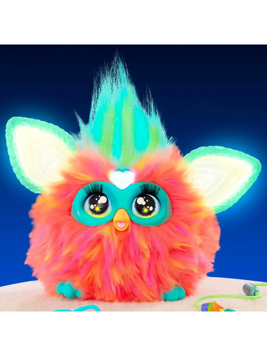 Furby Mercan Renkli İnteraktif Pelüş Oyuncak - Furby Peluşu - Furby Oyuncak Peluş - Konuşan Furby Oyuncak