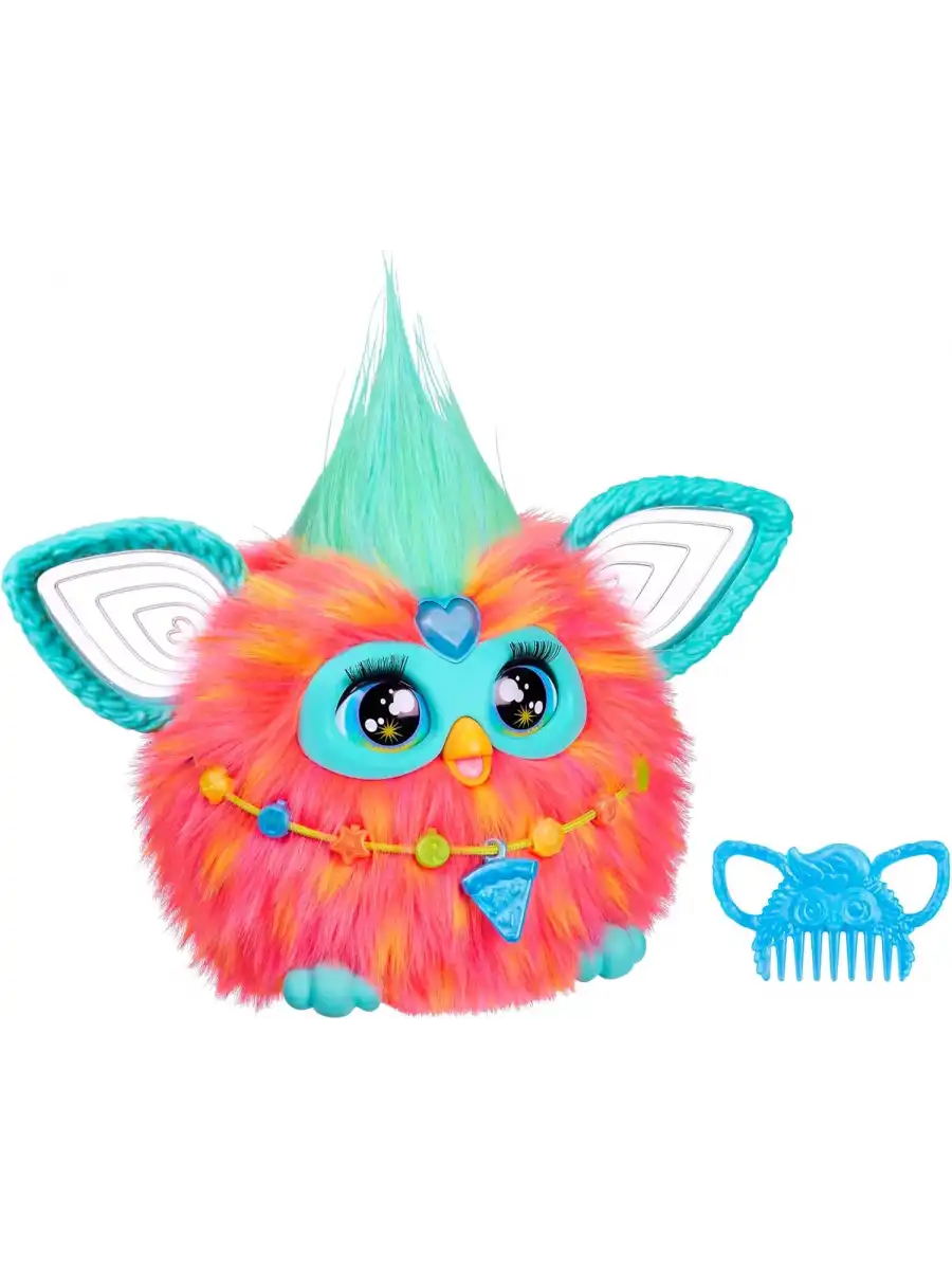 Furby Mercan Renkli İnteraktif Pelüş Oyuncak - Furby Peluşu - Furby Oyuncak Peluş - Konuşan Furby Oyuncak