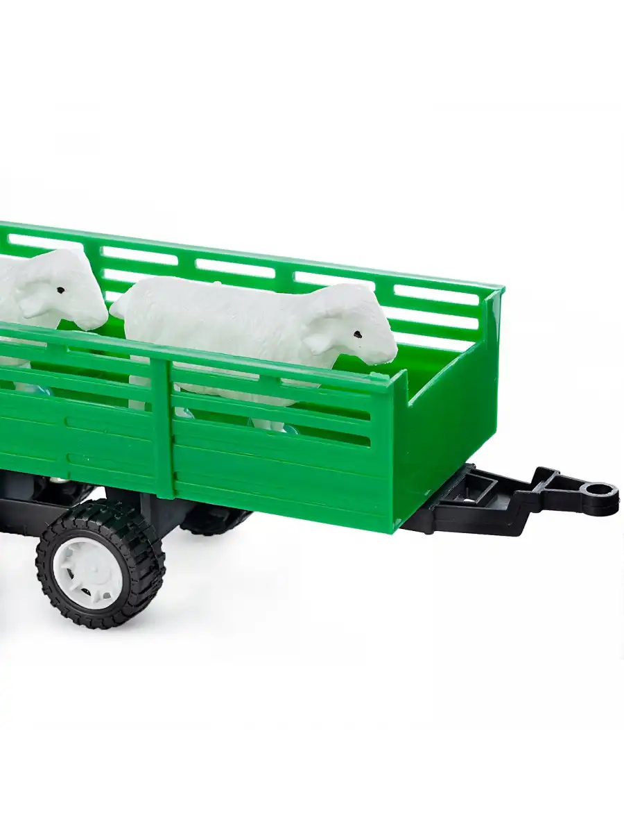 Hayvanlı Traktör Seti - Motor Oyuncakları - Çiftlik Seti - Traktör Oyuncakları - Çiflik Oyuncakları - Kuzu