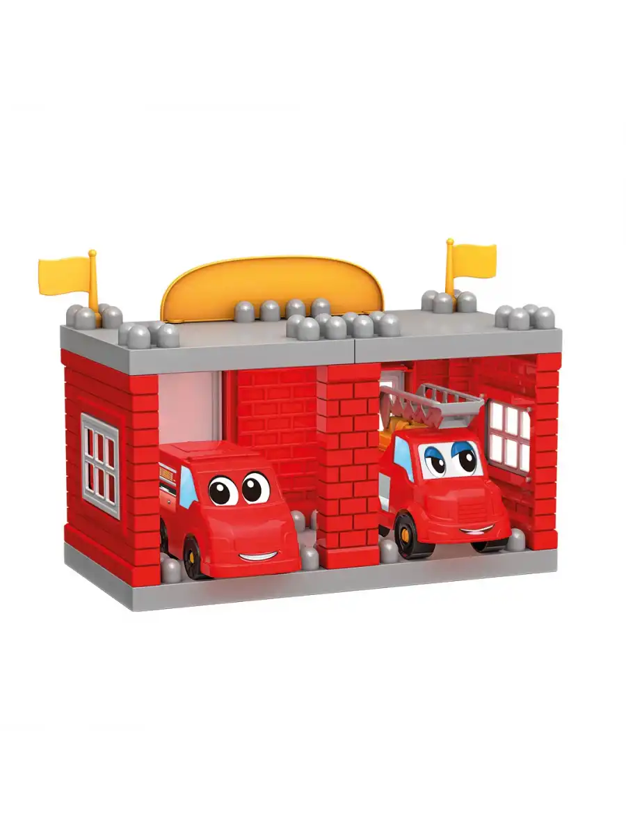 İtfaiye Yol Seti - Lego Oyuncağı - Lego Setleri - Bloklar - Lego Seti - Yarış Seti