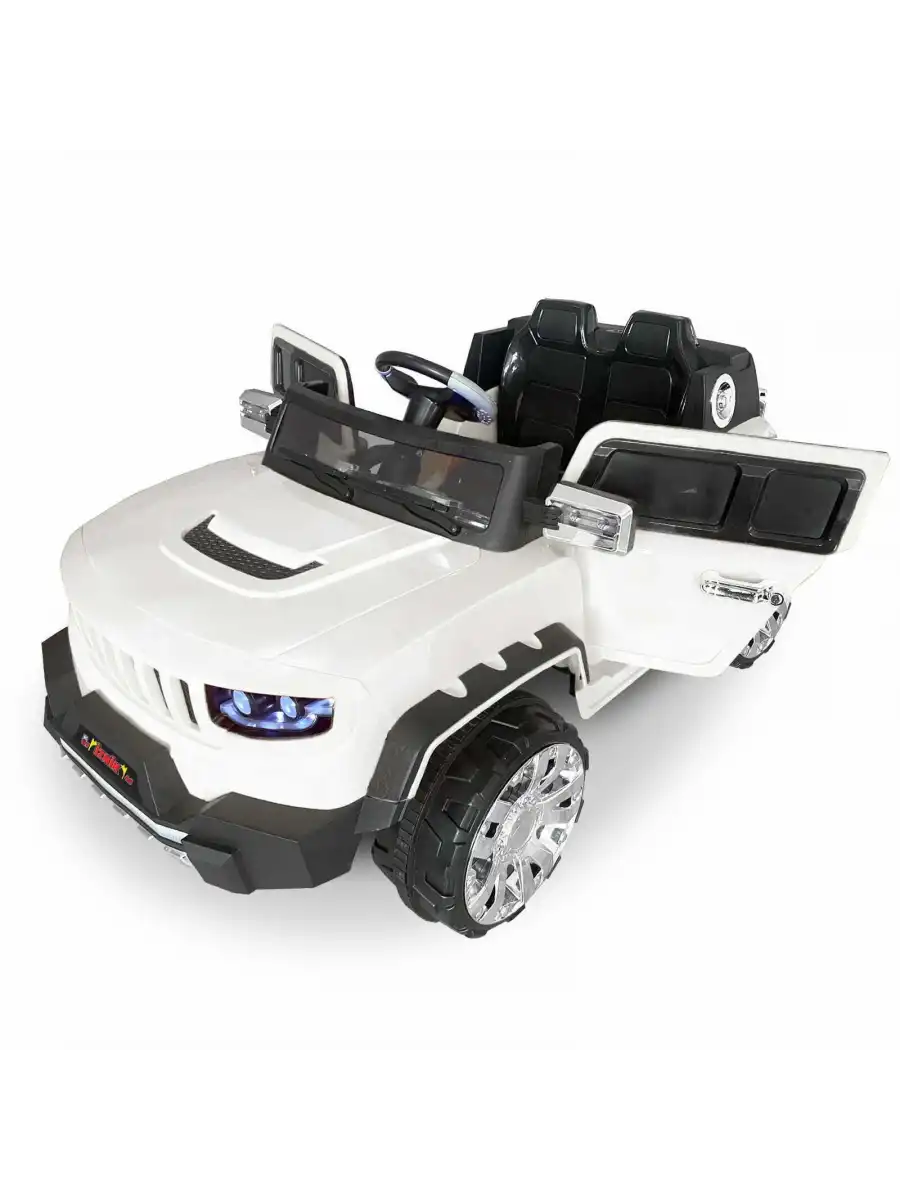 İznik Beyaz Uzaktan Kumandalı 4X2 12 Volt Akülü Araba - RC Jeep Akülü Araba