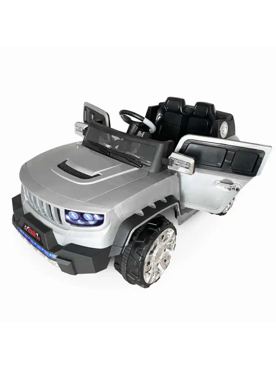 İznik Gri Uzaktan Kumandalı 4X2 12 Volt Akülü Araba - RC Jeep Akülü Araba