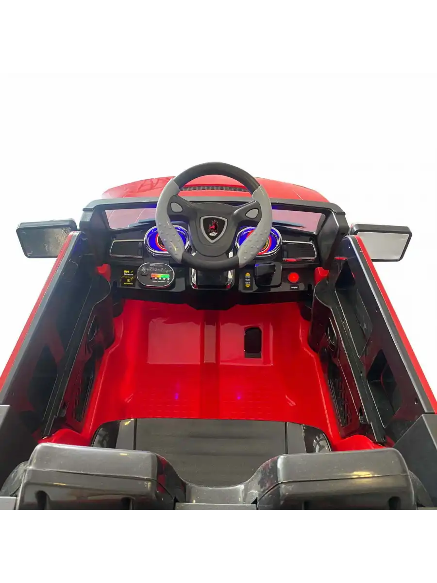 İznik Kırmızı Uzaktan Kumandalı 4X2 12 Volt Akülü Araba - RC Jeep Akülü Araba