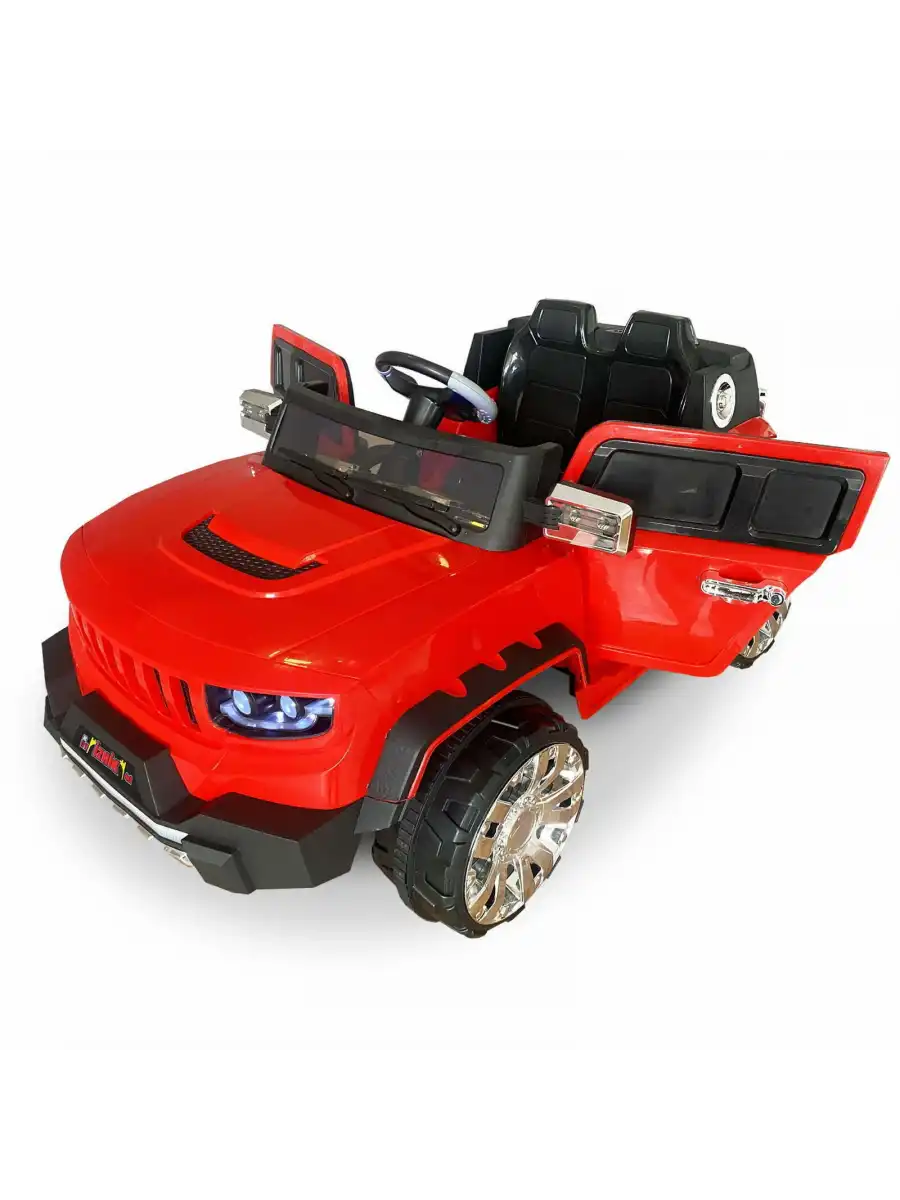 İznik Kırmızı Uzaktan Kumandalı 4X2 12 Volt Akülü Araba - RC Jeep Akülü Araba