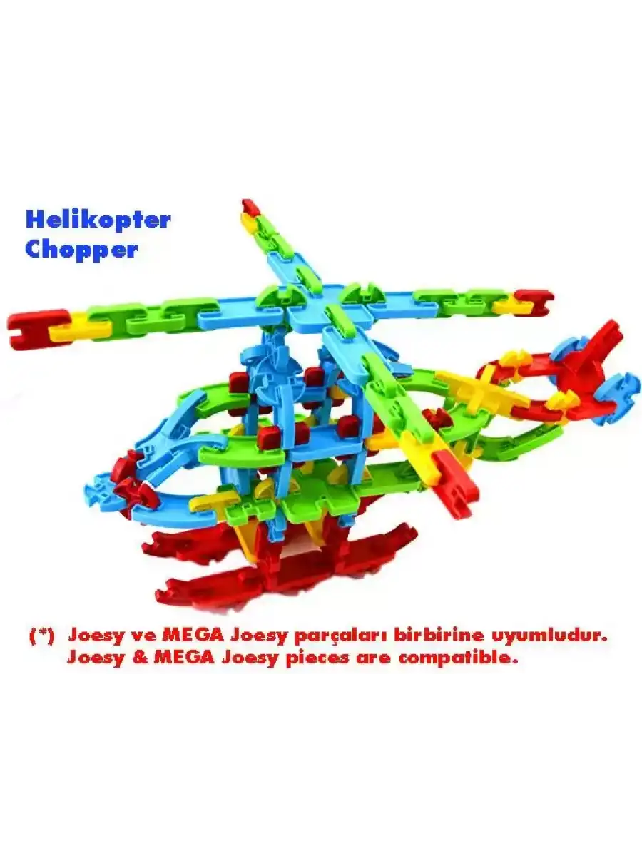 Joesy Eğitici Blok Oyunu 250 Parça - Oyuncak Lego Seti - Birbirine Geçmeli STEM Lego Seti - Eğitici Oyuncak