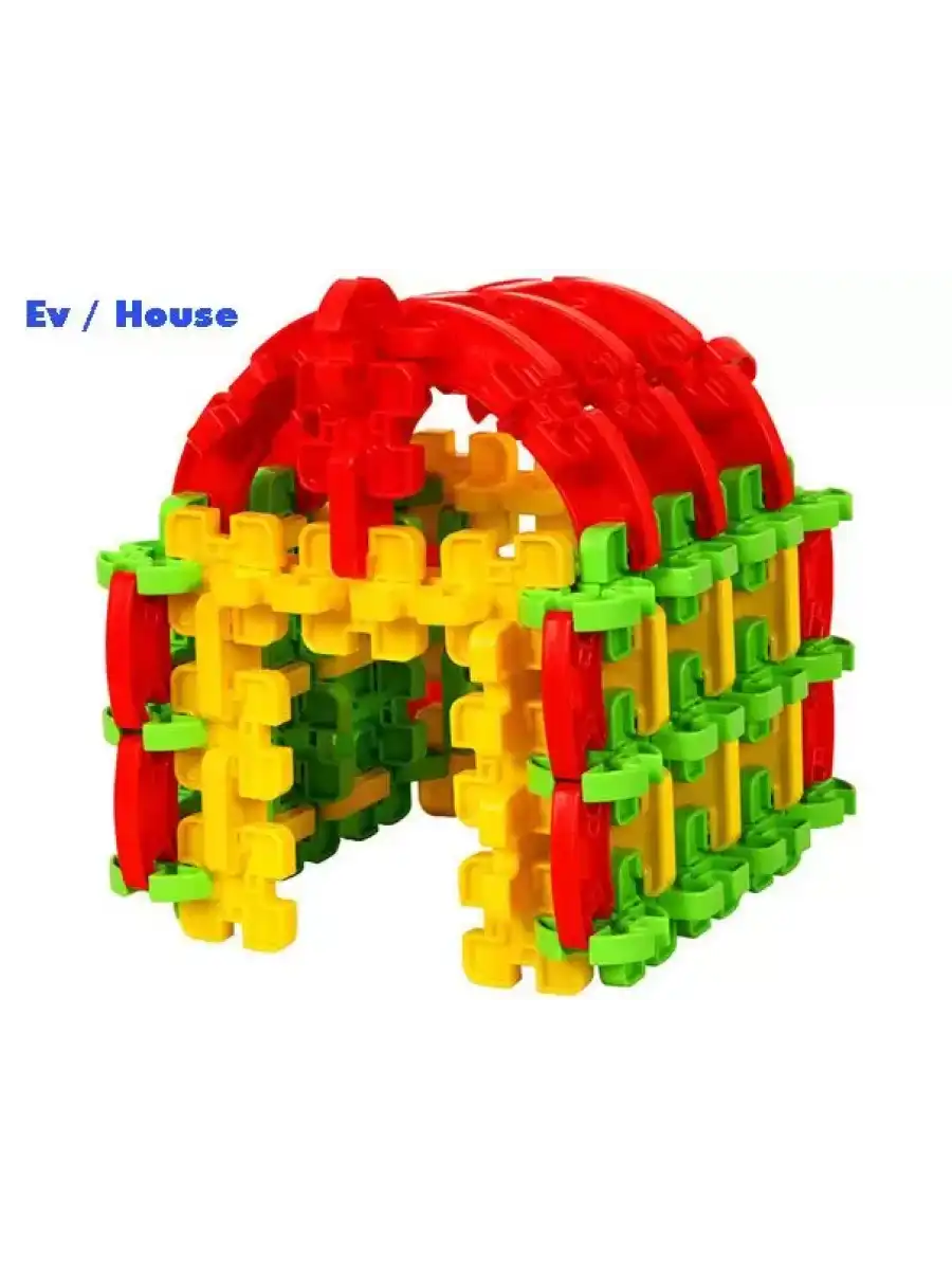 Joesy Eğitici Blok Oyunu 250 Parça - Oyuncak Lego Seti - Birbirine Geçmeli STEM Lego Seti - Eğitici Oyuncak