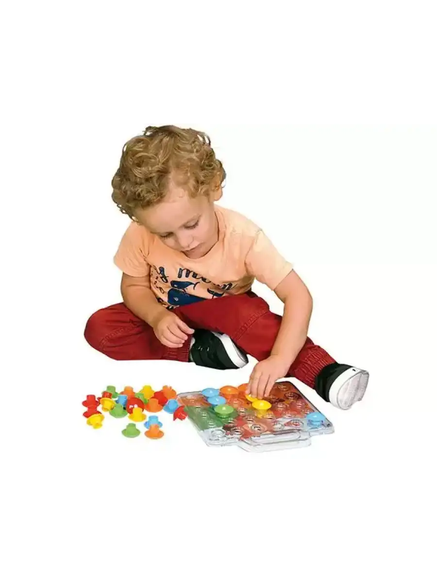Junior Sihirli Düğmeler Oyunu - Oyuncak Sihir Düğmeler - Renkleri Yerine Yerleştirme Oyunu Resim Oyunu