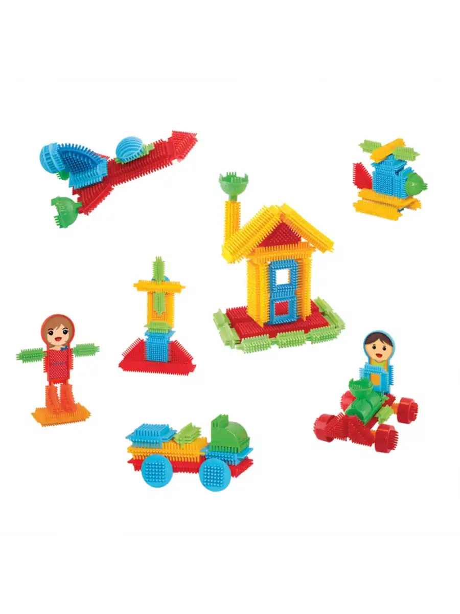 Kaktüs Bloklar (100 Parça) - Kaktüs Oyuncak - Lego Seti - Kaktüs Lego - Taraklı Lego