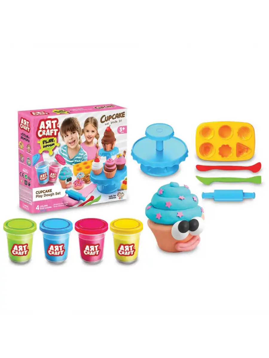 Kapkek Oyun Hamur Seti 224 Gr. - Oyun Hamuru Seti - Hamur Setleri - Kap Kek Hamur Seti - Pasta Hamur