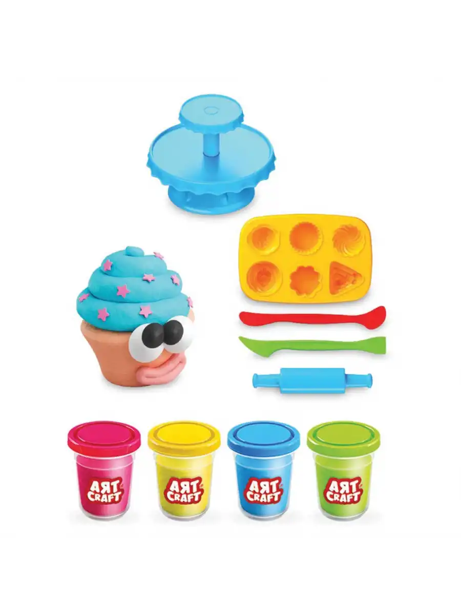 Kapkek Oyun Hamur Seti 224 Gr. - Oyun Hamuru Seti - Hamur Setleri - Kap Kek Hamur Seti - Pasta Hamur