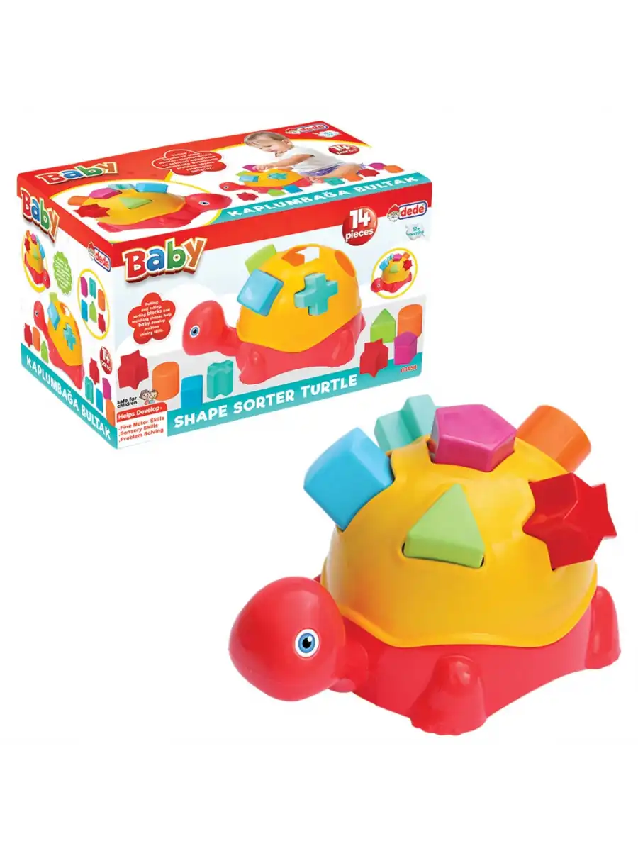 Kaplumbağa Bul-Tak - Bultak Lego - Bebek Oyuncağı - Şekil Takmaca