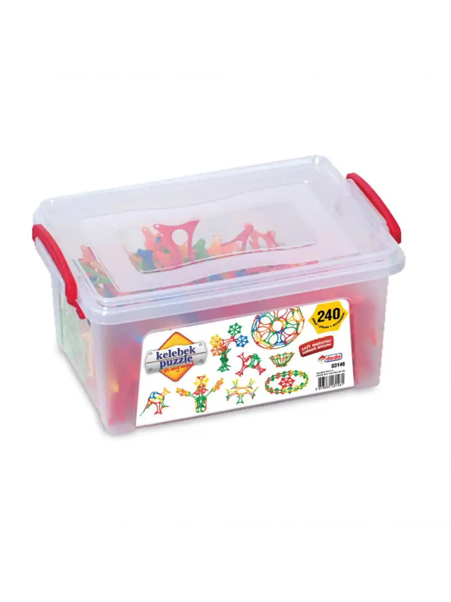 Kelebek Puzzle Lego (240 Parça) - Kelebek Lego - Kelebek Bloklar - 3D Legolar Oyuncak