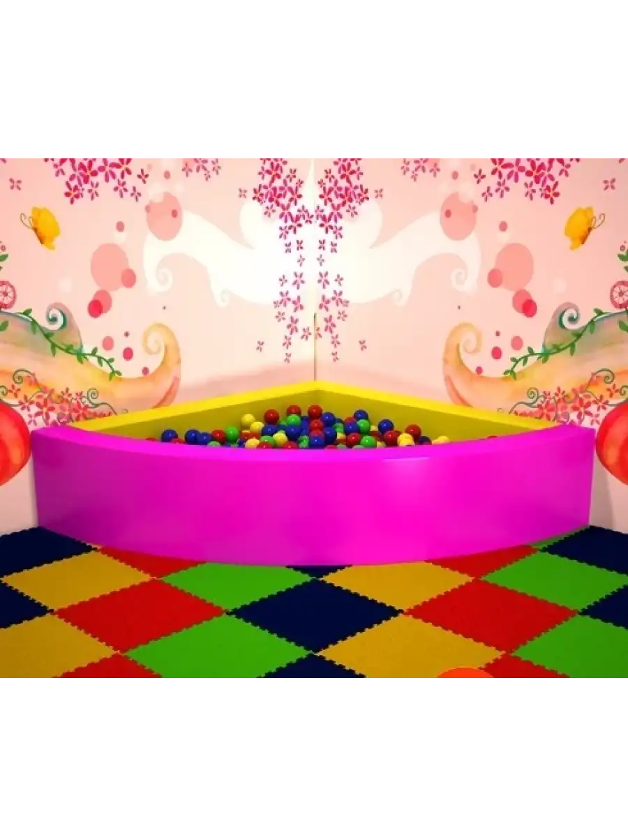 Köşe Top Havuzu - Soft Play Top Havuzu Çocuk Oyun Alanı - Sünger Oyun Alanı