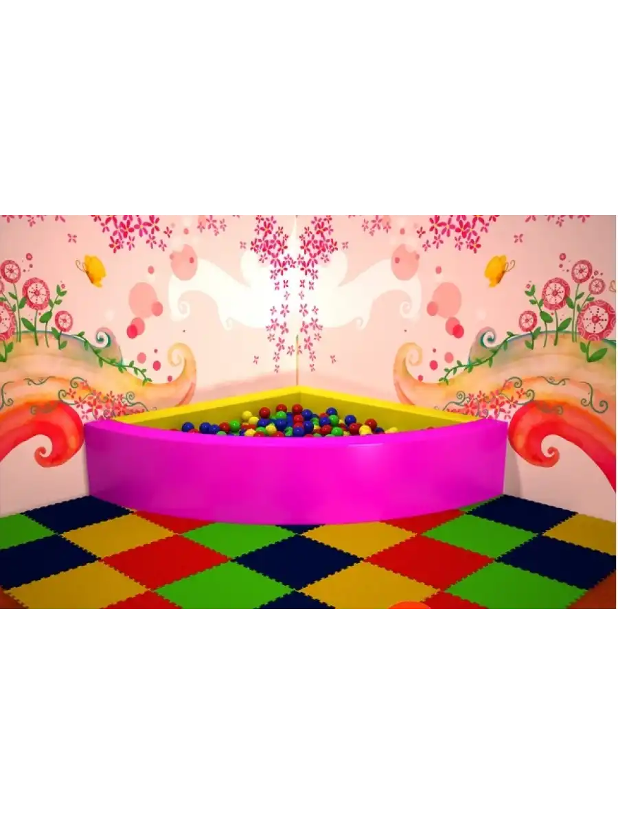 Köşe Top Havuzu - Soft Play Top Havuzu Çocuk Oyun Alanı - Sünger Oyun Alanı