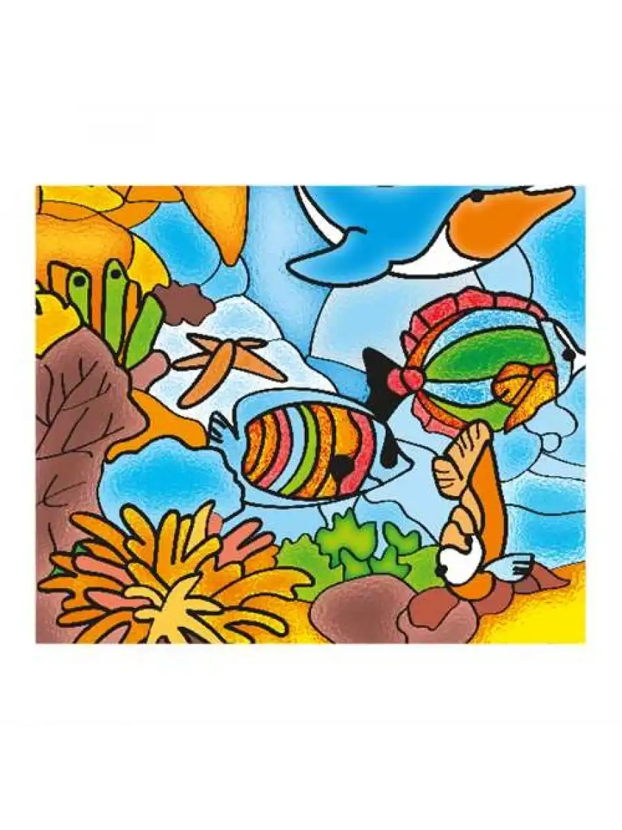 Kumtoys Cam Vitray Boyama Seti - Sanat Seti - Boyama Setleri - Cam Boyama Seti