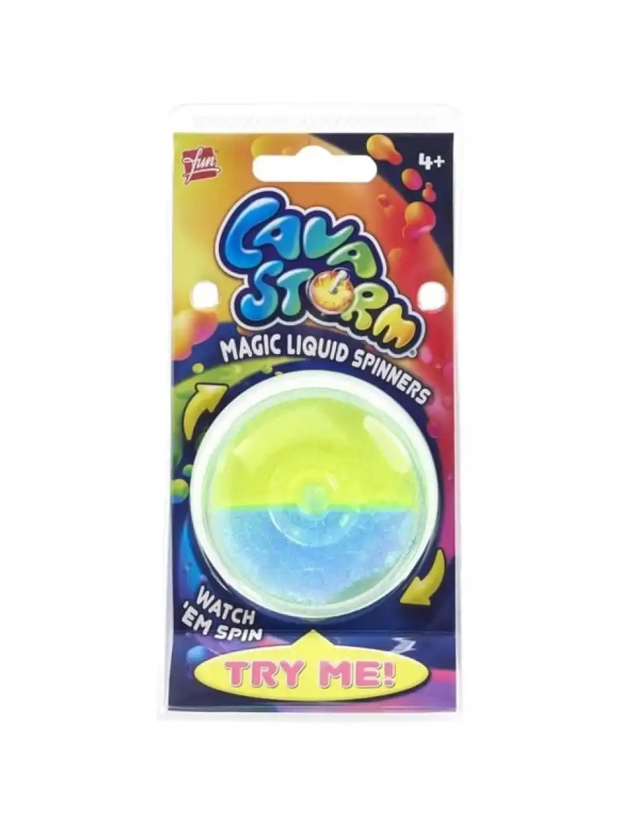 Lava Storm Magic Liquid Spinners - Lav Fırtınası Sihirli Sıvı Döndürücüler - Fırfır Topaç - Yeni Nesil Sıvı Topaç