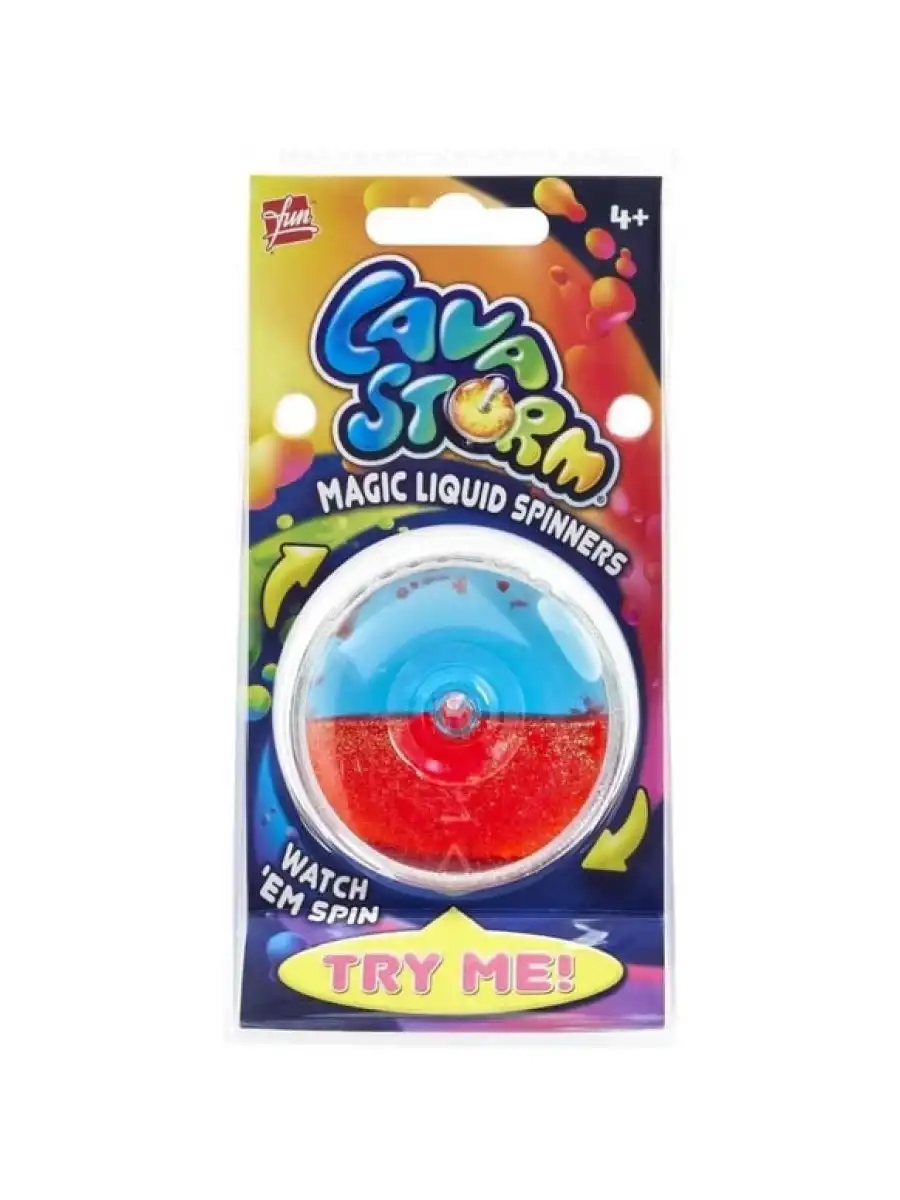 Lava Storm Magic Liquid Spinners - Lav Fırtınası Sihirli Sıvı Döndürücüler - Fırfır Topaç - Yeni Nesil Sıvı Topaç