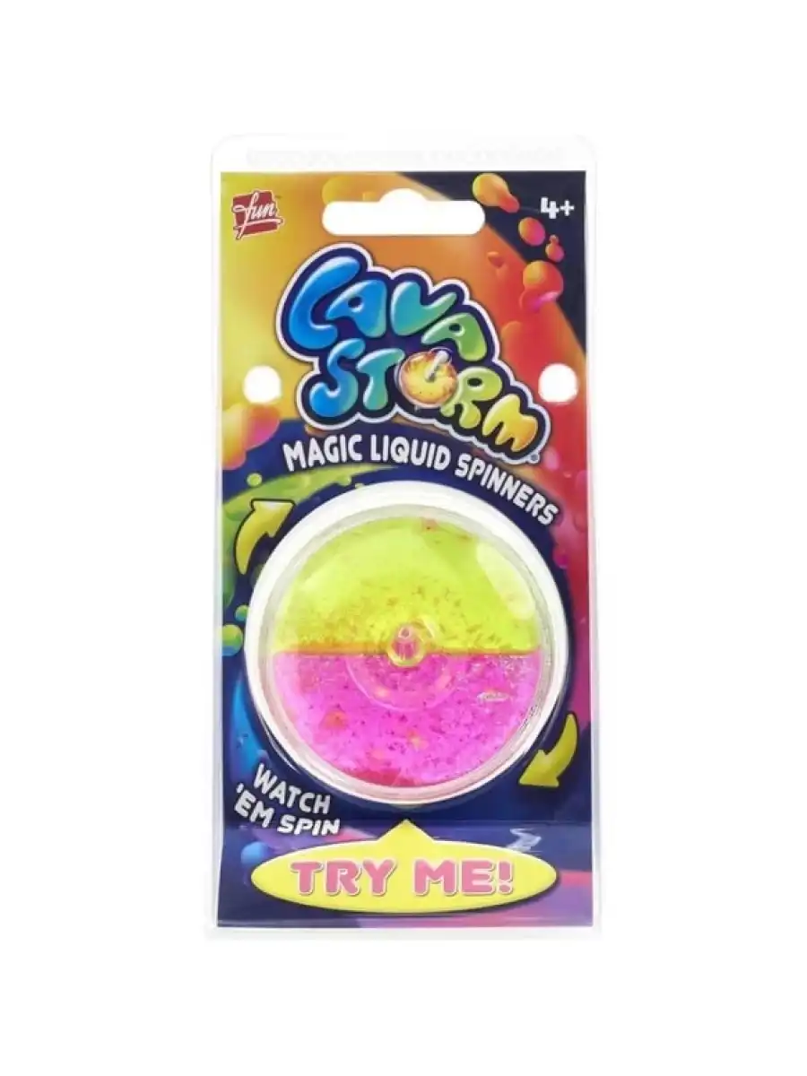 Lava Storm Magic Liquid Spinners - Lav Fırtınası Sihirli Sıvı Döndürücüler - Fırfır Topaç - Yeni Nesil Sıvı Topaç