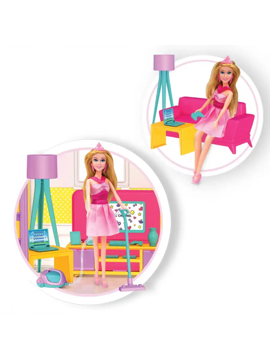Lindanın Düşler Evi - Ev Oyuncak - Lindanın Düşler Ev Seti - Barbie Ev Seti