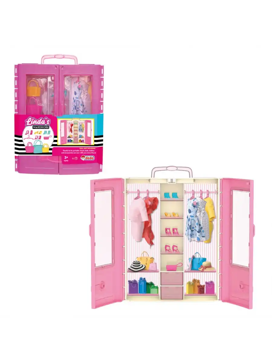 Lindanın Gardırobu - Barbie Dolap - Barbie Giysi Dolabı - Barbie Gardırop - Barbienin Kıyafet Dolap - Gardrop - Lindanın Gardrobu