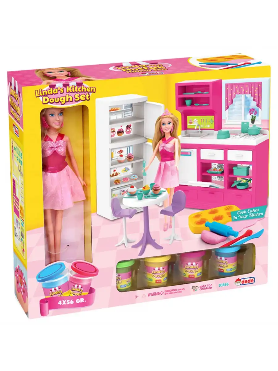 Lindanın Hamur Mutfağı - Mutfak Oyuncak - Mutfak Seti - Barbie Mutfak Seti
