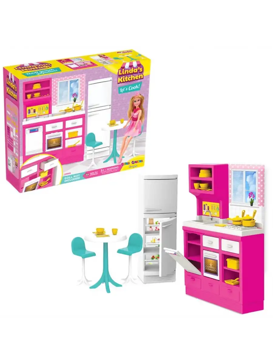 Lindanın Mutfağı - Mutfak Oyuncak - Mutfak Seti - Barbie Mutfak Seti