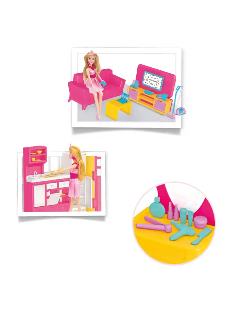 Lindanın Villa Evi - Villa Oyuncak - Lindanın Villa Seti - Barbie Villa Evi Seti