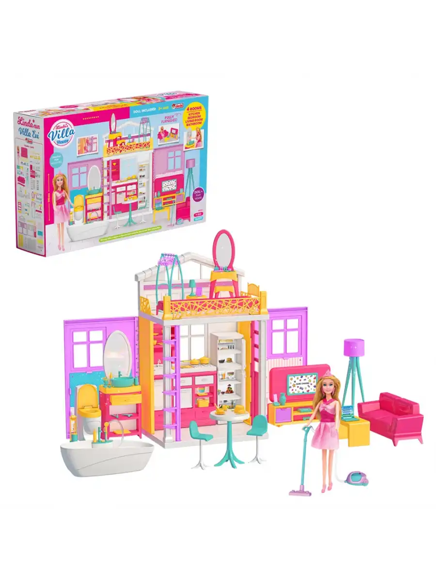 Lindanın Villa Evi - Villa Oyuncak - Lindanın Villa Seti - Barbie Villa Evi Seti