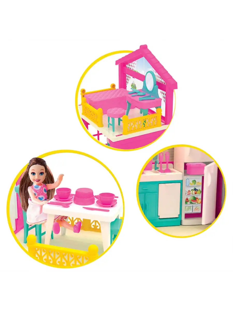 Lolanın Düşler Evi - Ev Oyuncak - Lolanın Düşler Ev Seti - Barbie Ev Seti